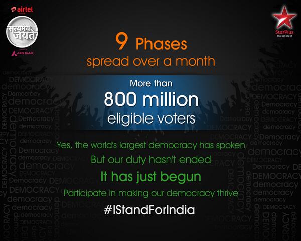 satyamevjayate's tweet image. Elections are over but our duty as Indian citizens has only begun. #IStandForIndia