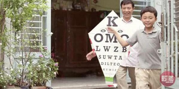 trendwatchingAP's tweet image. This kite provides a flying eye test for children in rural Vietnam buff.ly/1v4VWhA #EMBEDDEDGENEROSITY