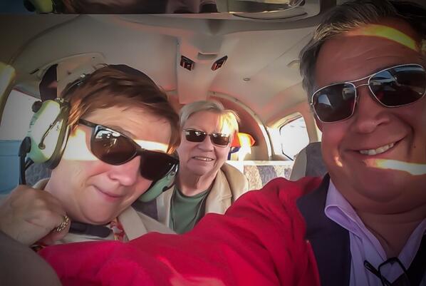 Joearchpilot's tweet photo. Another successful Angel Flight completed with two amazing women.  Courage under fire for sure. http://t.co/CKzi8Nh5tN
