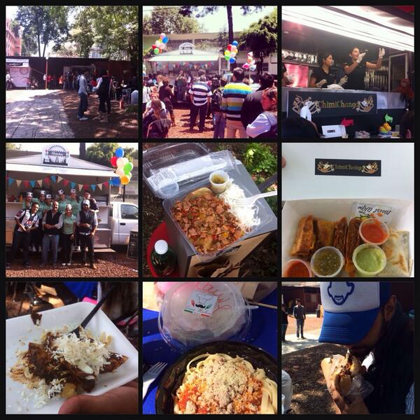 Aquí un poco de nuestro día en <a href="/FoodTruckC2014/">Food Truck Challenge</a> Gracias a todas! Estuvo riquísimo 😋