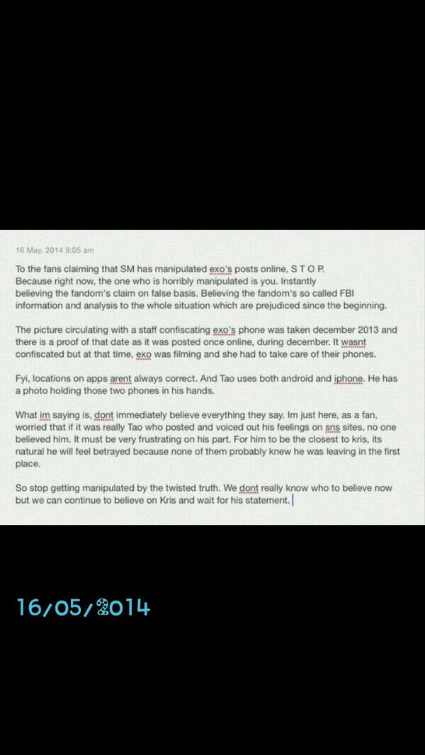 sehunsfanss's tweet photo. [!!] RETWEET AND SPREAD

BLESS THIS
//Someone finally said it// http://t.co/YDy8H10Td3