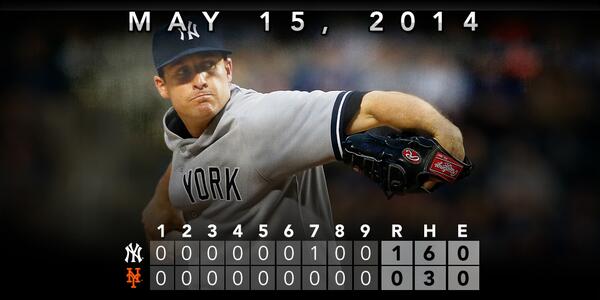 RECAP: #Yankees blank Mets for 2nd straight game behind stellar pitching performances. atmlb.com/1jkpzaS