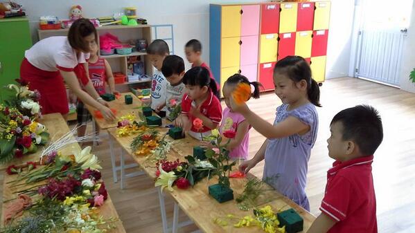 Practical life skill at our kindergarten - Worldkids - Vietnam