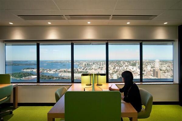 Flexi workspaces, Level 51 <a href="/MLCCentre/">MLC Centre</a> Syd. AIR OFFICE by @ServcorpANZ and <a href="/TheGPTGroup/">The GPT Group</a>. Book: bit.ly/1lvZiCc