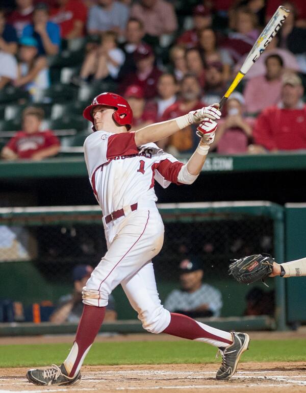 RazorbackBSB's tweet photo. RECAP | Anderson's career day leads #24 Arkansas past Missouri and into SEC Tournament > http://t.co/vKm33JMVFY #WPS http://t.co/srLlCoAEQX