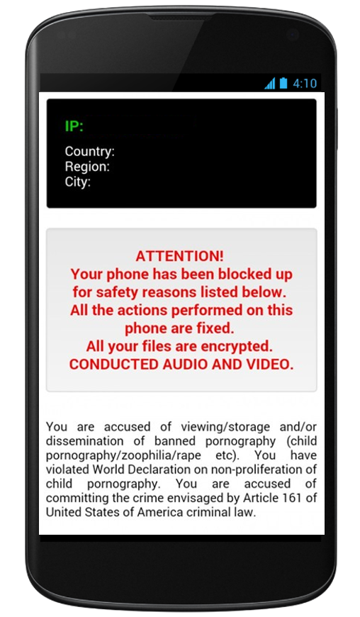 mikko's tweet photo. Police Ransomware targeting Android devices: http://t.co/RiqSFGdZn3 #koler #reveton #icepol http://t.co/BBGSh0pRuB