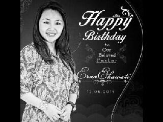 AOGmanado's tweet photo. Happy birthday our beloved leader &amp; pastor Mami Erna Ekawati. We love you mom :D http://t.co/NUZuy4XKBq