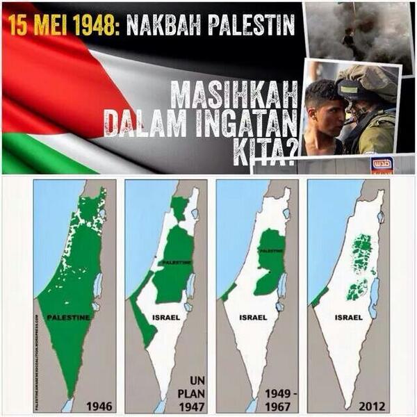Inilah Fakta yang terjadi di Tanah Palestine, Penjajahan masih ada di muka bumi. BERANTAS PARA PENJAJAH !
#LoveNPeace