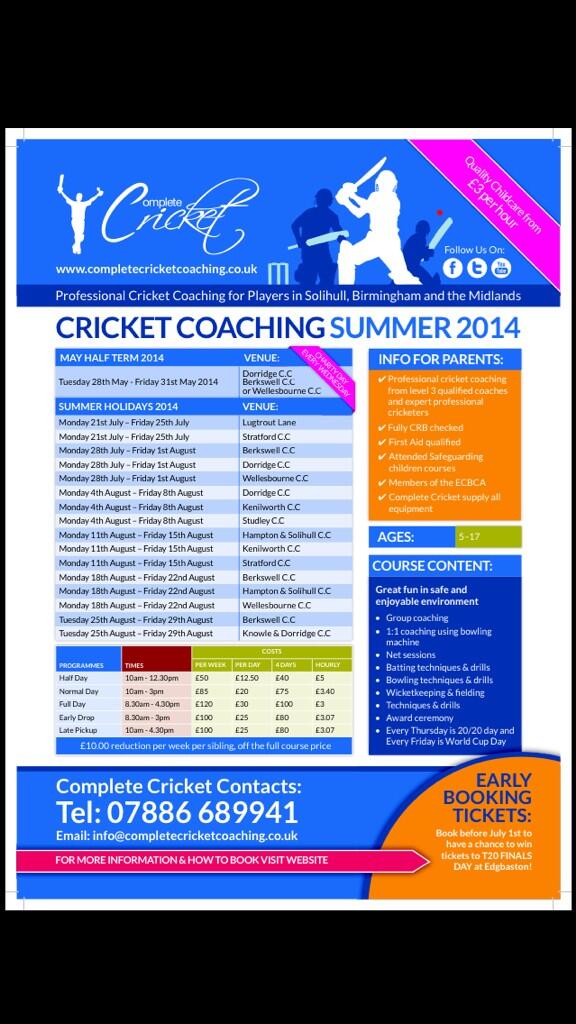 We are hosting May Half Term &amp; Summer Camps all over Warwickshire &amp; the West Midlands for as little as £3 an hour!