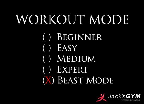 JacksGymBW's tweet photo. Take an oath today - Over the weekend my Workout mode is ___________. http://t.co/lbh1kQohcs