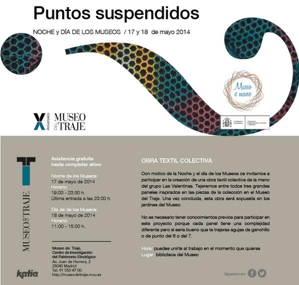 little_Candy80's tweet photo. “@KatiaLanas: ¿Te apuntas a #tejer y exponer en el @MuseodelTraje | http://t.co/XGt3KPBuxJ http://t.co/zMtr4fYciE”@Parisnprimavera