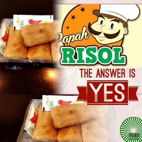Udah makan siang tp masih laper? Cemilin <a href="/papahrisol/">papahrisol</a> aja. Bisa delivery loh (Jl. Rumah Sakit Ujung Berung)