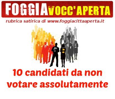 FoggiaCittaAper's tweet photo. #Satira. 10 candidati da non votare assolutamente alle #elezioni2014 a #foggia http://t.co/DuG1eRr7VF http://t.co/pWFbqkkS8n