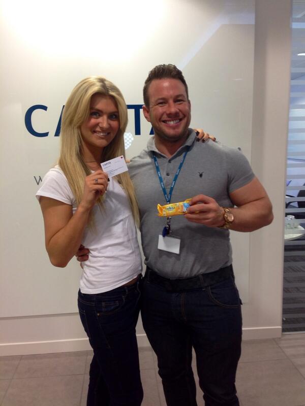 AbbeyDuckett's tweet photo. Big thanks @CapitalOfficial @danandkaty for our Belvita biscuits. Especially from Pete. http://t.co/eibHBFd1Iv