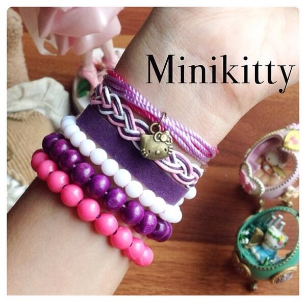 happyhouseeos's tweet photo. mini kitty! set gelang murah only idr 35.000/set 😘 http://t.co/fu47l5VAhQ