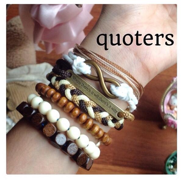 happyhouseeos's tweet photo. quoteers!set gelang murah only idr 35.000/set 😘 http://t.co/owQazxWCaX