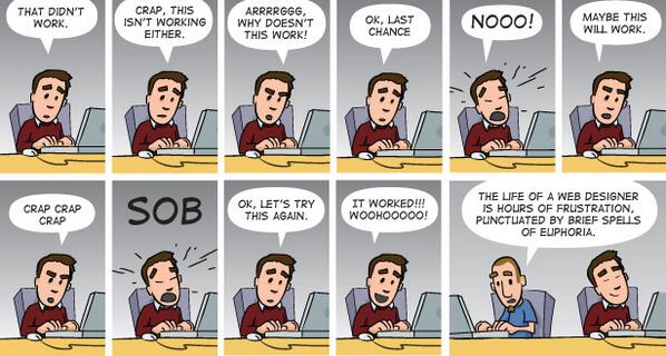 laceytech's tweet photo. The plight of #web #design and #development - I'm sure a lot of my followers can relate to this! #Funny #Friday http://t.co/DlacsX1lzS