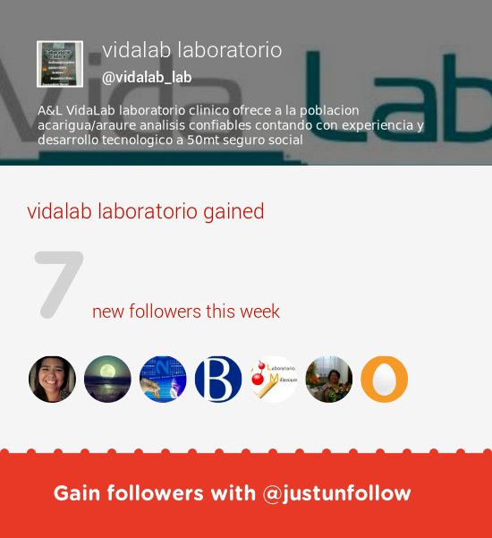 vidalab_lab's tweet image. Fab tweeps @blackgabi1991 @maryangel_97 @zumelab &amp;amp; more followed me. Grow with justunfollow.com/?r=twp