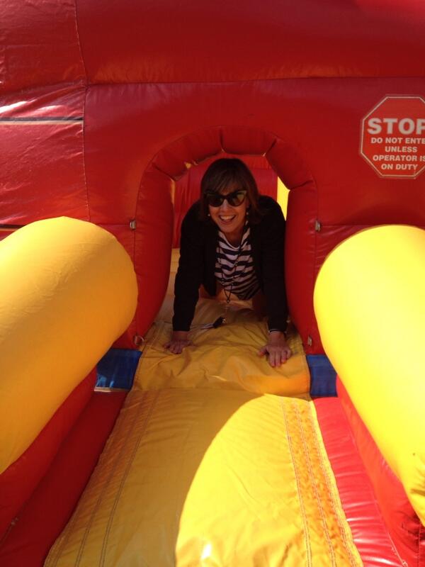 Field day is a blast at West. Teachers have fun too!