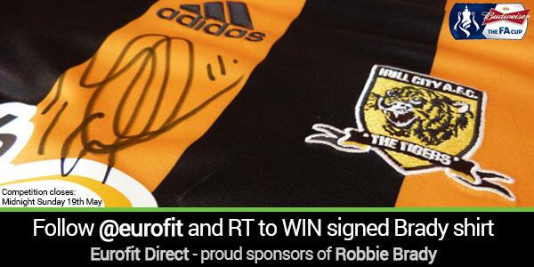 eurofit's tweet image. #FACupFinal Retweet Competition - #win a signed Robbie Brady shirt - follow @eurofit and RT to enter #hcafc #UTT