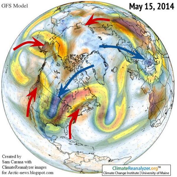 SamCarana's tweet image. More extreme weather can be expected  arctic-news.blogspot.com/2014/05/more-e…