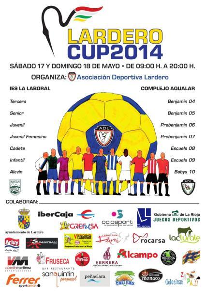 Lardero Cup 2014, A.D. Lardero, 17 y 18 de mayo, en las Instalaciones del IES La Laboral y Complejo Deportivo Aqualar