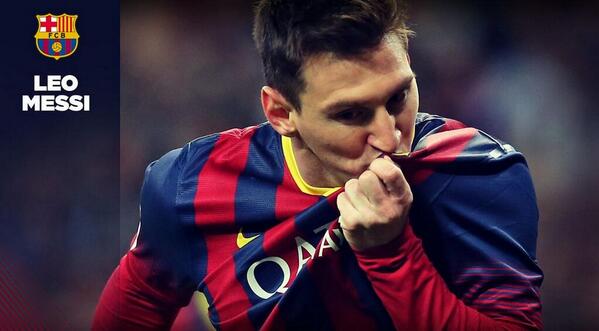 fcbarcelona_fra's tweet photo. Accord avec Leo Messi pour la prolongation de son contrat avec le Barça #MessiFCB http://t.co/ipagu8DW6o