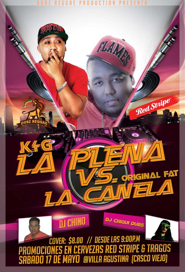 ESTE SÁBADO 17 de MAYO -en- #VillaAgustina EL SHOW DE <a href="/Original_Fat/">Original Fat</a> -y- Music by <a href="/DjChiquiDubs/">DJ CHIQUI DUBS</a> <a href="/K4Gmusica/">K4Gmusica</a> @djchinow17
