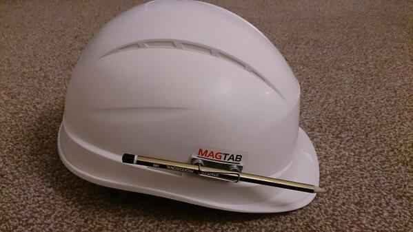 hard hat accessories pencil holder