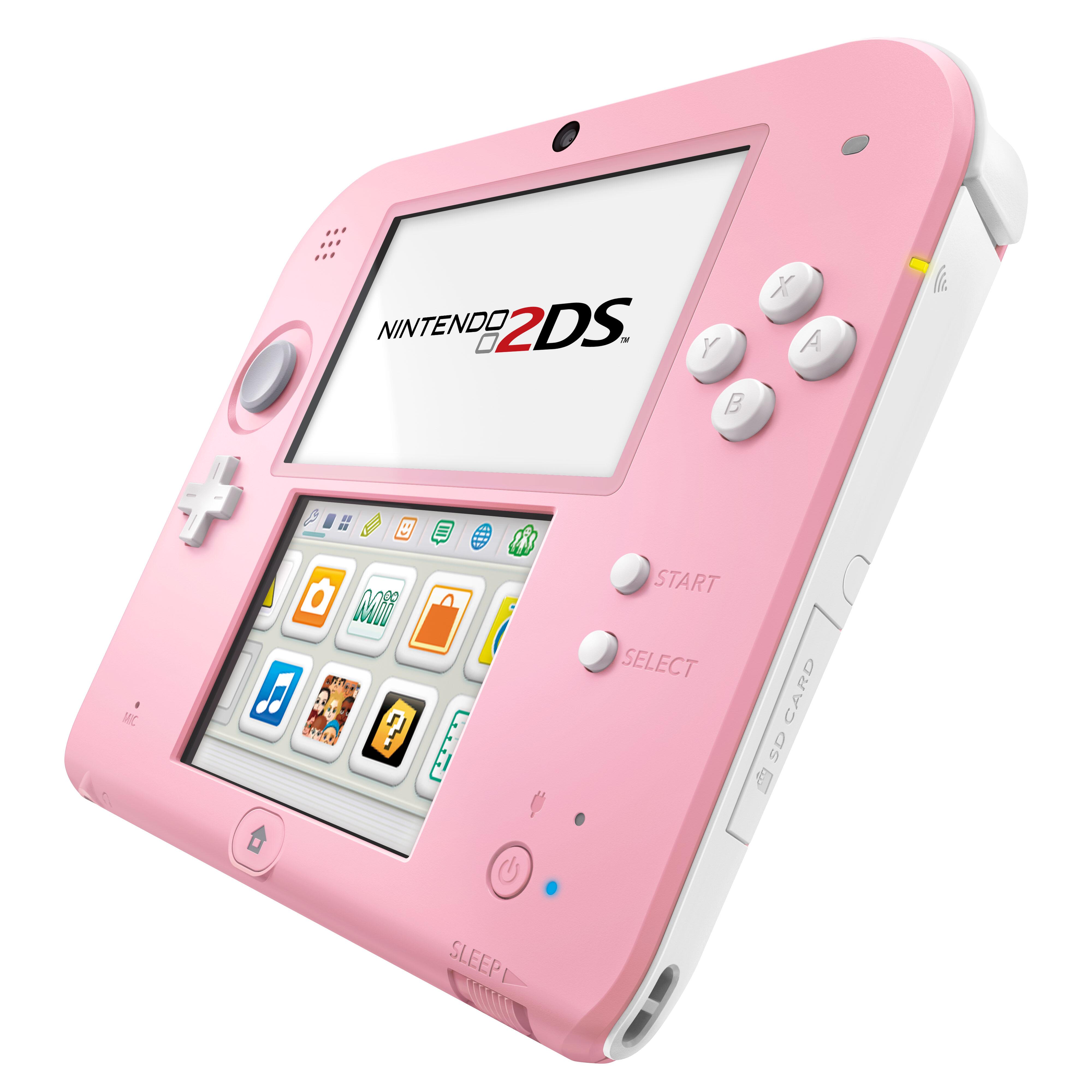 Nintendo ii. Нинтендо 2ds. Белая 2 DS Nintendo. Nintendo 2ds White. Nintendo 3ds розовый.