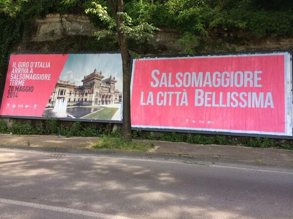 Matteo Martignoni (@testacreativa) on Twitter photo 🚲 Waiting for @GiroDItalia #Salsomaggiore is pink!
thank u @ComuneSalso <a href="/DanielaIsetti1/">Daniela Isetti</a> <a href="/GianAngius/">Gian Pietro Angius</a> #Giro 🚲 Waiting for @GiroDItalia #Salsomaggiore is pink!
thank u @ComuneSalso <a href="/DanielaIsetti1/">Daniela Isetti</a> <a href="/GianAngius/">Gian Pietro Angius</a> #Giro