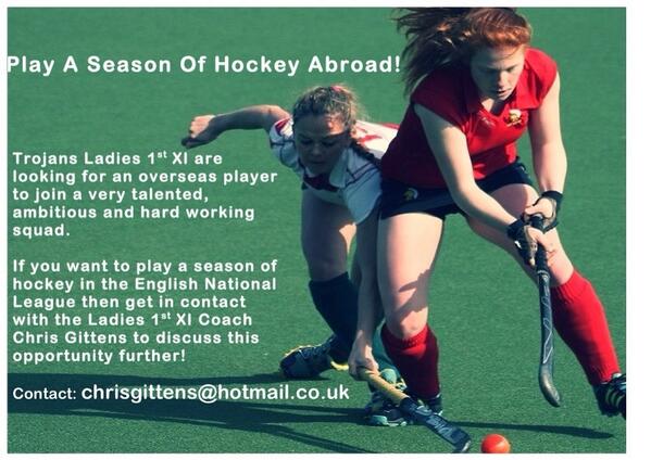 trojanshc's tweet photo. @HCE_D1 Hey guys, please RT, for anyone looking to play in England! Good luck in your play off tomorrow! http://t.co/kdI1Gz6vX2