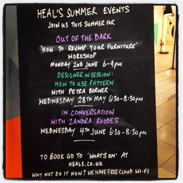 SSpeddy's tweet photo. Zandra Rhodes in-store, I'm there. http://t.co/3uR7ycB79z