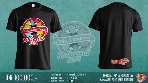 KomunitasMks's tweet photo. dukung #PKM2014 dengan membeli baju ini. untuk desain lain dan pemesanan bisa via http://t.co/eNQS9wzReW http://t.co/9CreKGqo4W
