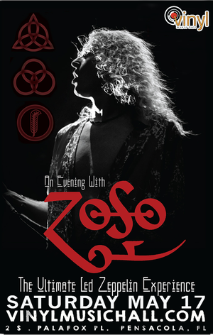 PalafoxPlace's tweet photo. ZOSO- The Ultimate Led Zeppelin Experience will be @VinylMusicHall Saturday 5/17 at 7:30. Tickets $10 @PcolaDowntown http://t.co/ZrB1bt5ibx