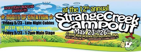 OneVolcano's tweet photo. TODAY 5/23: @RootsofCreation latenight cabins! Brett Wilson solo acoustic 1-2pm MainStage. #SpreadTheWorm http://t.co/j1cx2sW5tU