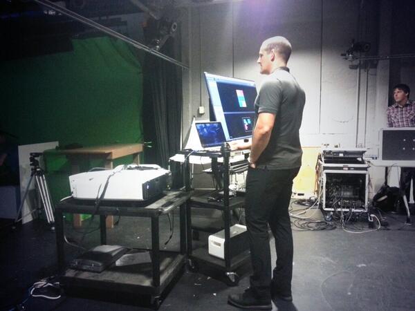 SCADmomelove's tweet photo. Thanks agian to Chair John Colette for today's projection mapping workshop! #SCAD #momelove http://t.co/xa9oEAnrlU