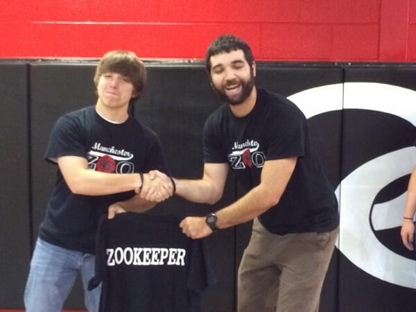 The ZooKeeper handing over the reigns to <a href="/BoothPeyton/">Peyton Booth</a> ...Godspeed Isles..#RockThePatch