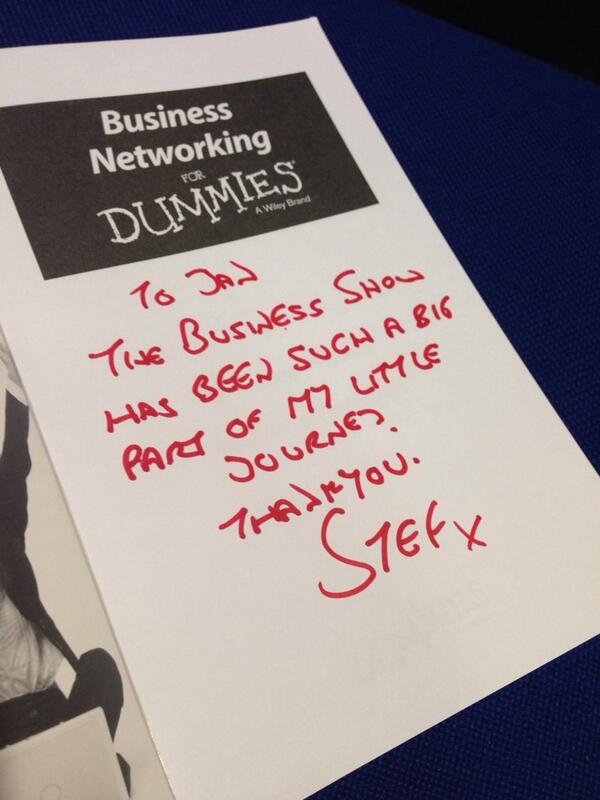TheBusinessShow's tweet image. Hurrah! My copy of the fabulous @NoRedBraces new #businessnetworkingfordummies book