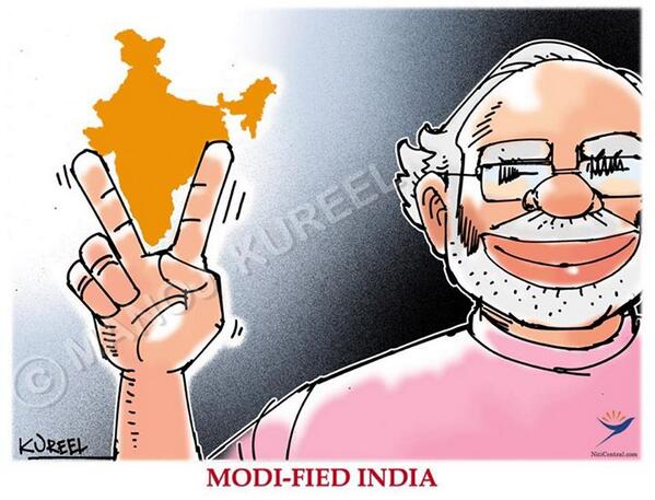 SJVatsal's tweet image. Toon:&quot;MODIfied&quot;#PMNaMo #RejectAAP #modifiedkashi #NaMo #BJP #MODIfiedIndia #modified #ModiVictoryLap