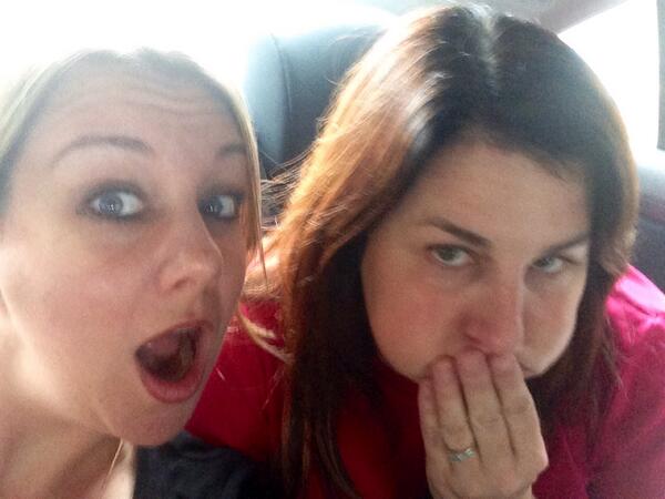 ShannonHollyVO's tweet photo. @StaciKS95 is sick on her big city cab ride! Lol! #ImUsedToIt #NYC #FallonFun http://t.co/qm0jAbrSQ8