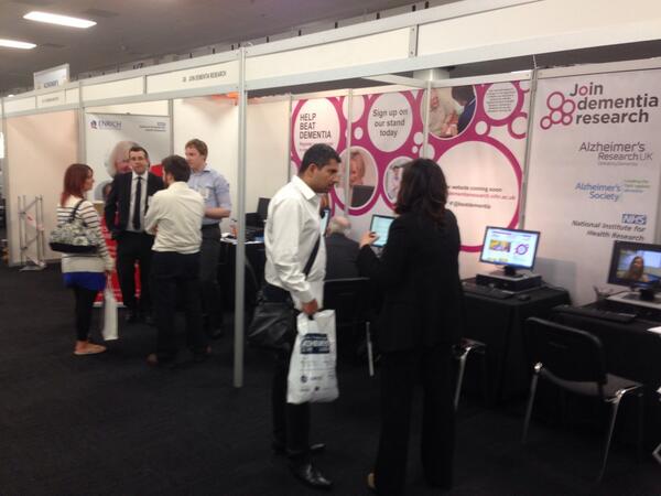 <a href="/tashcarrick/">ncarrick</a> we r missing you! wish you'd been at #AlzheimersShow to see how well #JoinDementiaResearch has come on