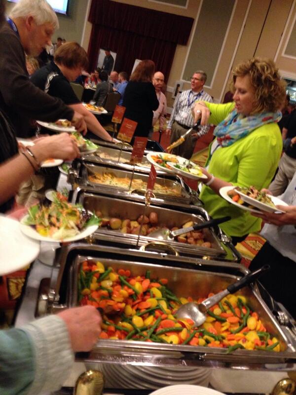 nlcampbell's tweet image. #IBADD2014 We're not going to starve today.  Thank you.