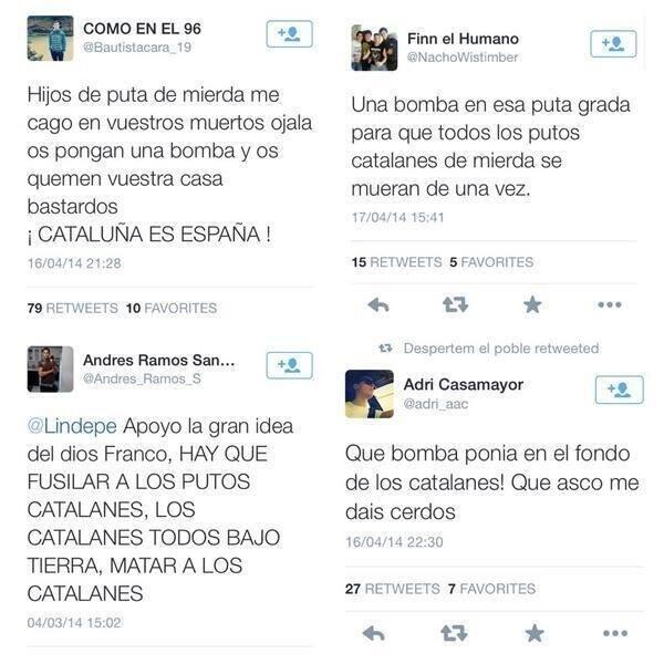 LaEtxebarria's tweet photo. Detenidos por insultar a Cifuentes o por mofarse de Carrasco pero a estos no les detiene nadie... http://t.co/tXyYhidEJc