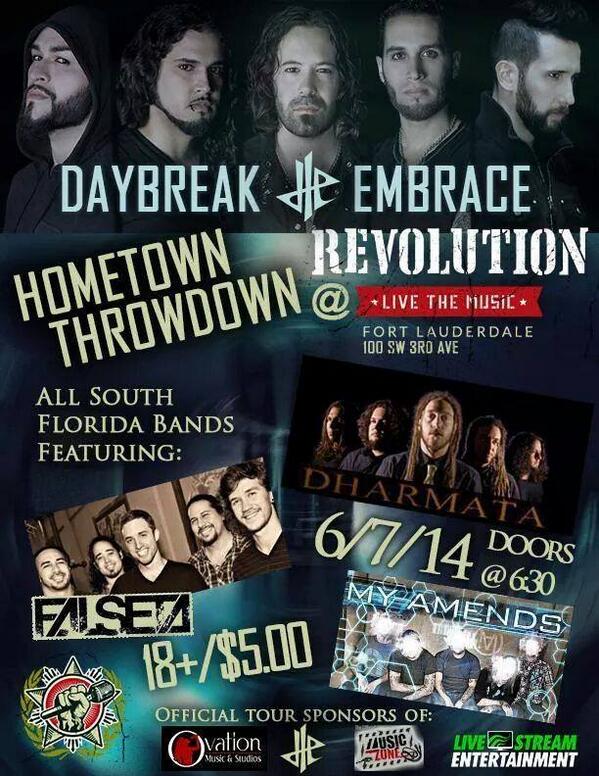 Alison_The_Riot's tweet image. #SouthFloridaRockLives
@DaybreakEmbrace @Dharmata @Falsetaband @MyAmends 
Rock n Rollers.., get to this show!