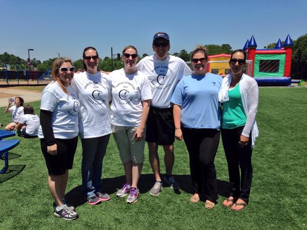 Thanks, parents and Pto, for a great run-a-thon today!