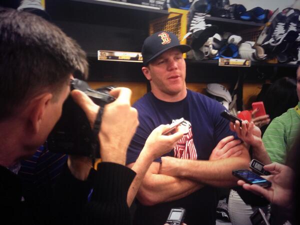 NHLBruins's tweet photo. Thorty (UFA this summer), on Boston: "I love it here, there's a reason I stick around in the offseason" ^CS http://t.co/o5ddZnFT6F