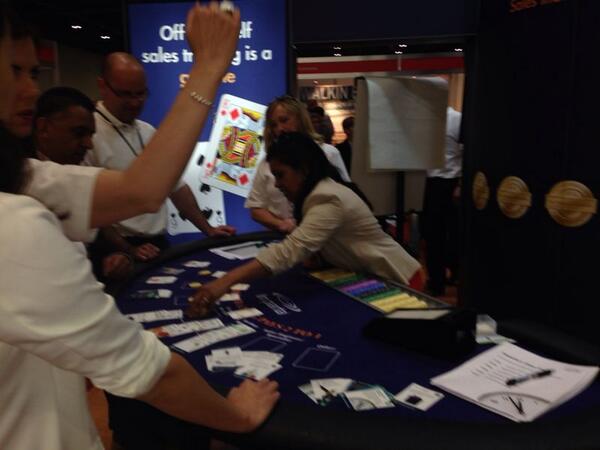 sndsn211's tweet photo. Showing off ny skills as a croupier at Excell London @SueGuido3 @CeriseGWM http://t.co/7OFniYYJ1r