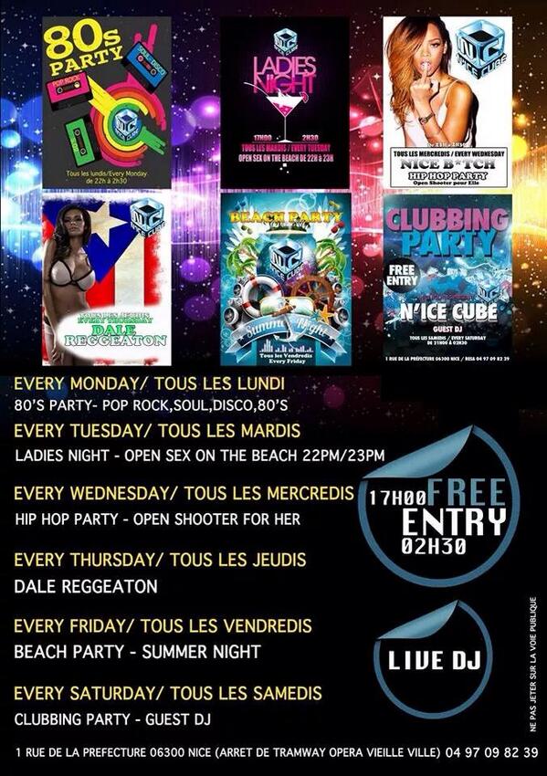 BarNiceCube's tweet image. Programme mois de Juin au @BarNiceCube