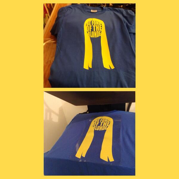 NHS_Fiber's tweet photo. Making @meganlynne1626's support crew look fresh!! #BlueSchool #ASB 👸 one out of the three we're making her😍 http://t.co/NE5kZxuNGM
